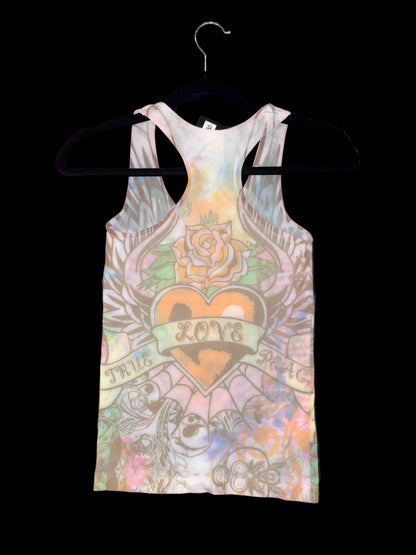Rhinestone Love Tattoo Tank