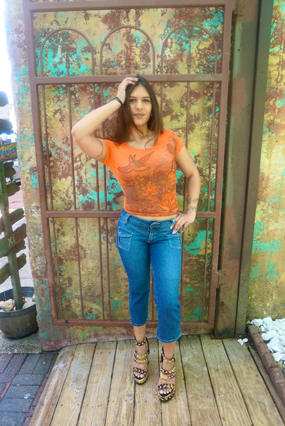 Orange Tattoo Tee