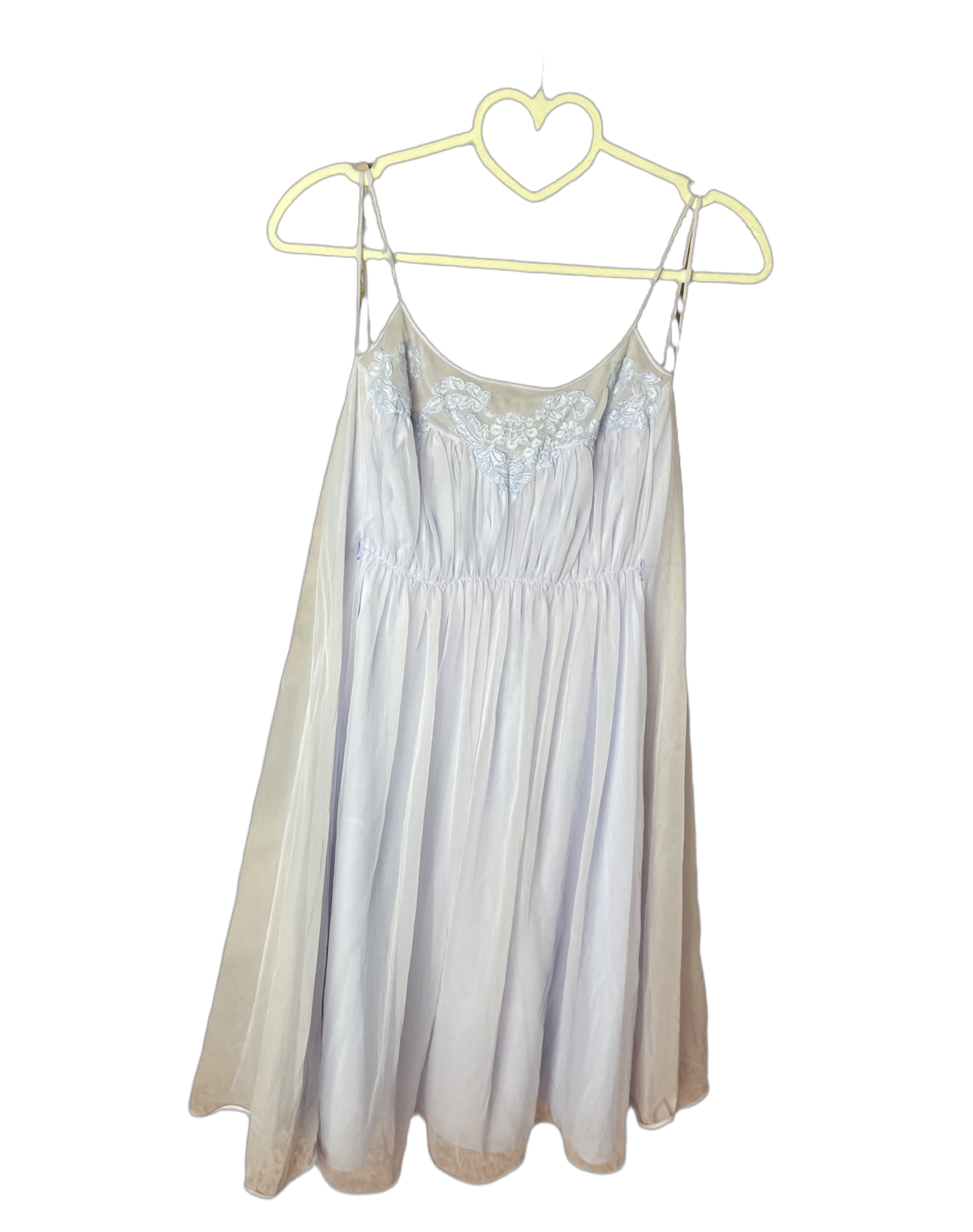 Purple Baby Doll Slip Dress