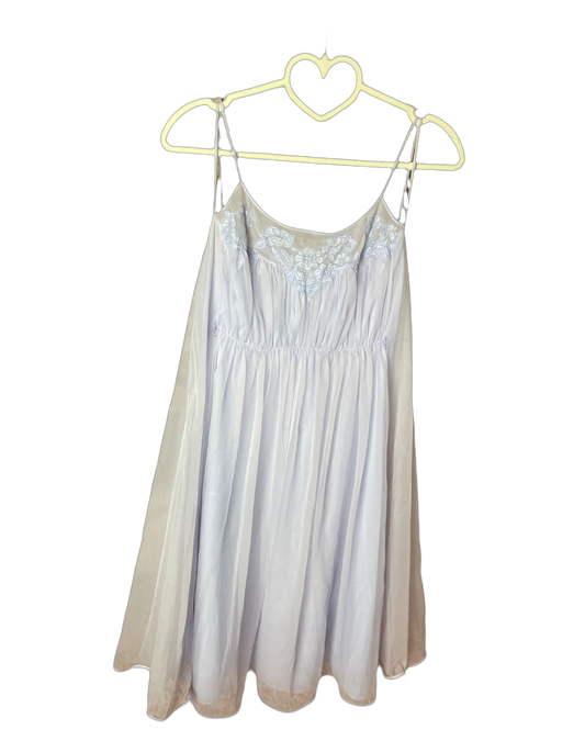 Purple Baby Doll Slip Dress