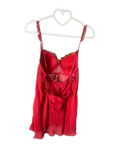 Red Sparkly Lingerie Top